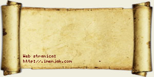 Andjelina Kezić vizit kartica